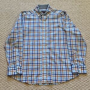 Multicolor Plaid Button Down Shirt